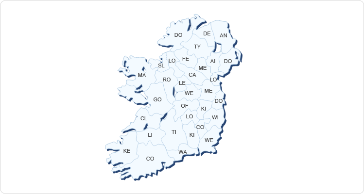 ireland map